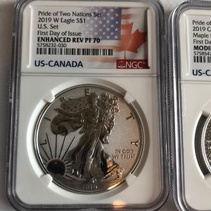 2019 pride of two nations 2-coin set NGC PF70 FDO